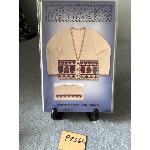 Scraps Of Time Warm Hearts & Hands Jacket Quilt Pattern PC130 1999 By Janet C Se - Picture 4 of 4